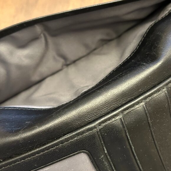 Coach Metallic Pewter Leather Wallet Silver - Picture 15 of 16